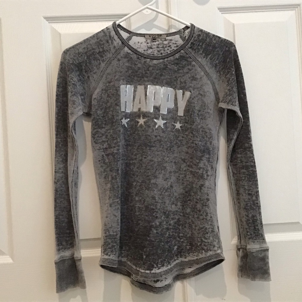 gray long sleeve